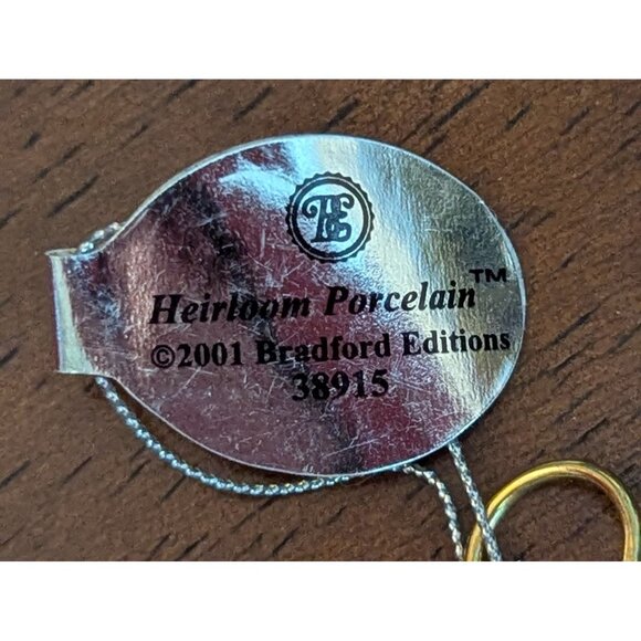 Handcrafted Heronim Porcelain Dragonfly Ornament With Colorful Floral Design - Picture 5 of 5